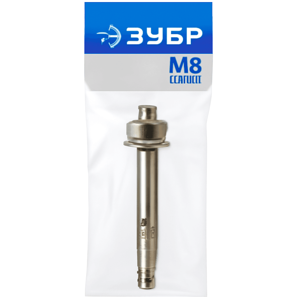 Анкерный болт с гайкой М8*85 мм ЗУБР ПРОФЕССИОНАЛ 302342-08-085