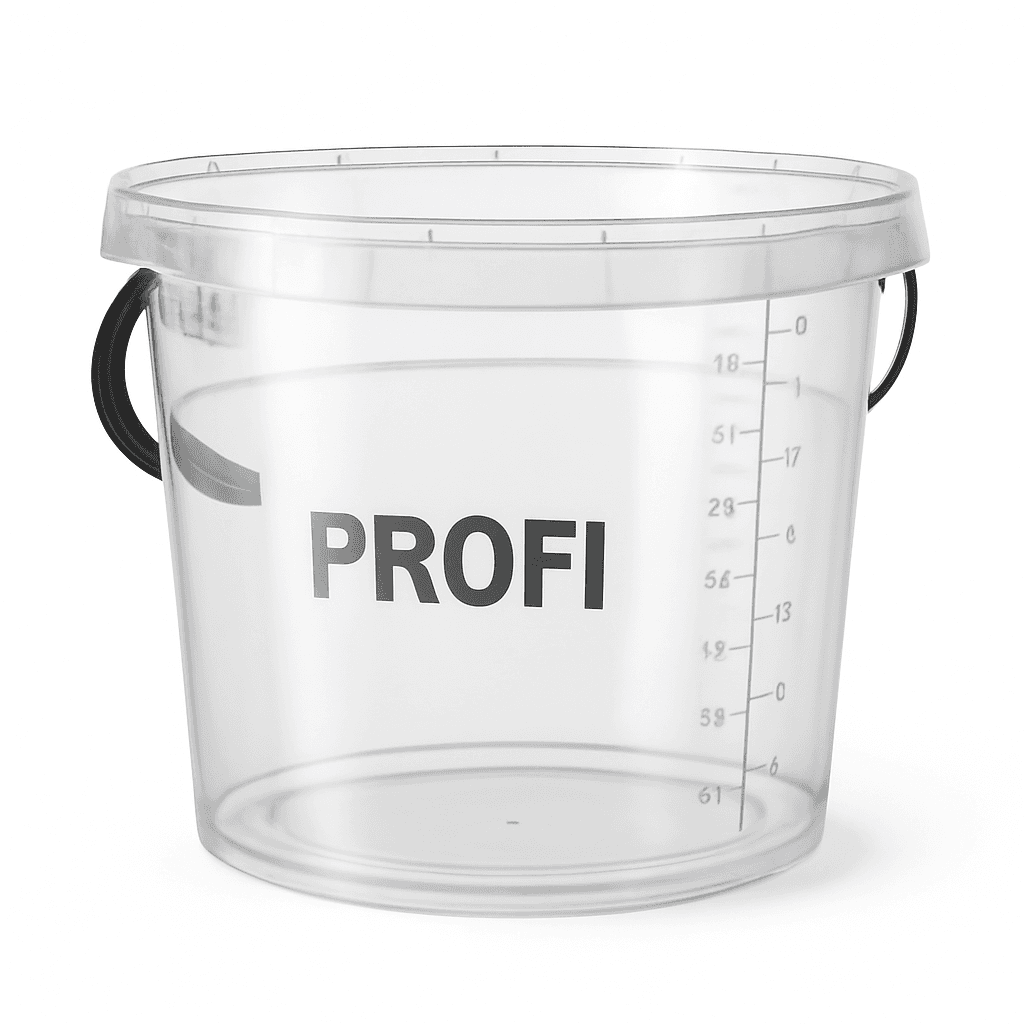 Ведро для красок и смесей 12л, ударопрочное, серия "PROFI"