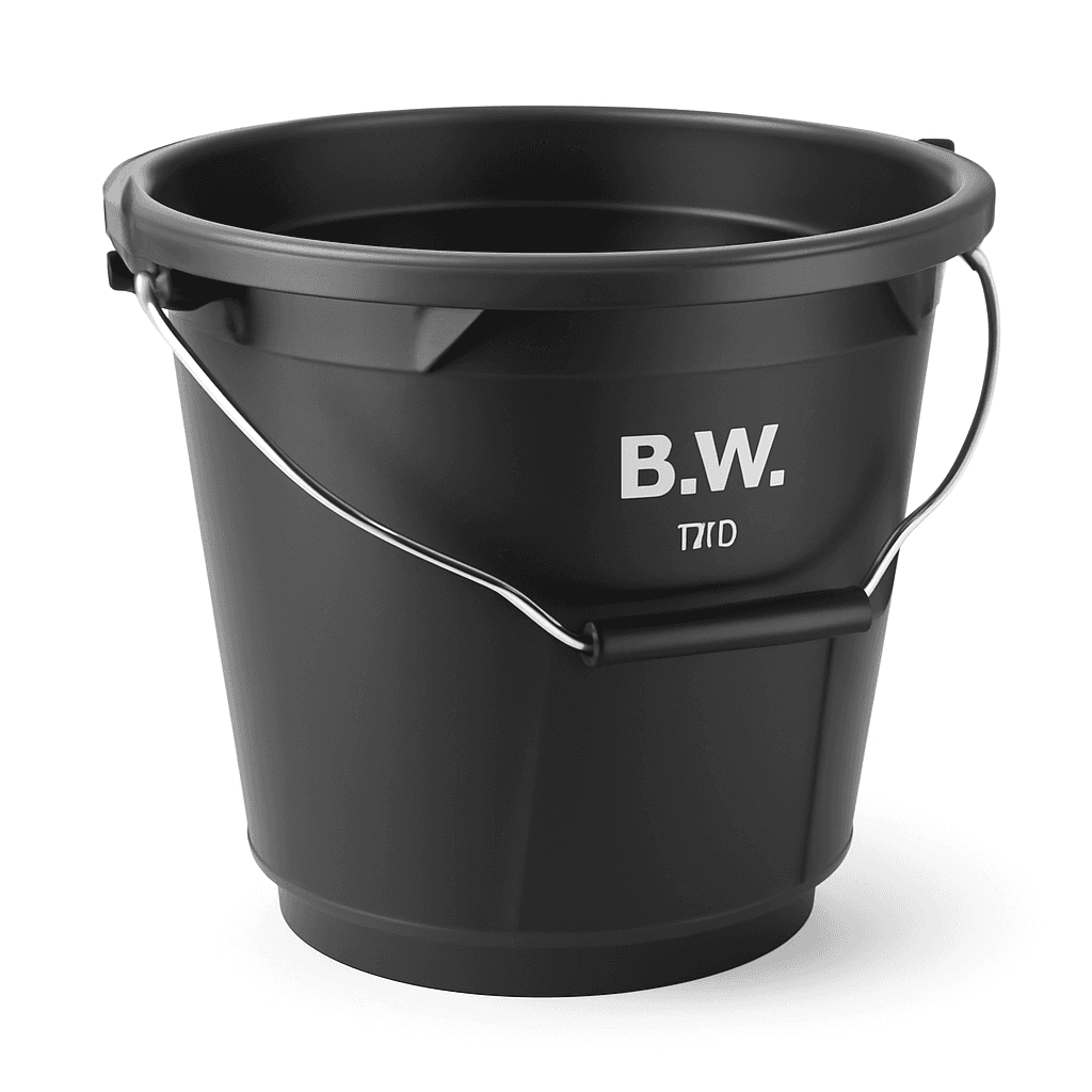 Ведро DECOR д/смесей 12л, усиленное, серия "B.W."