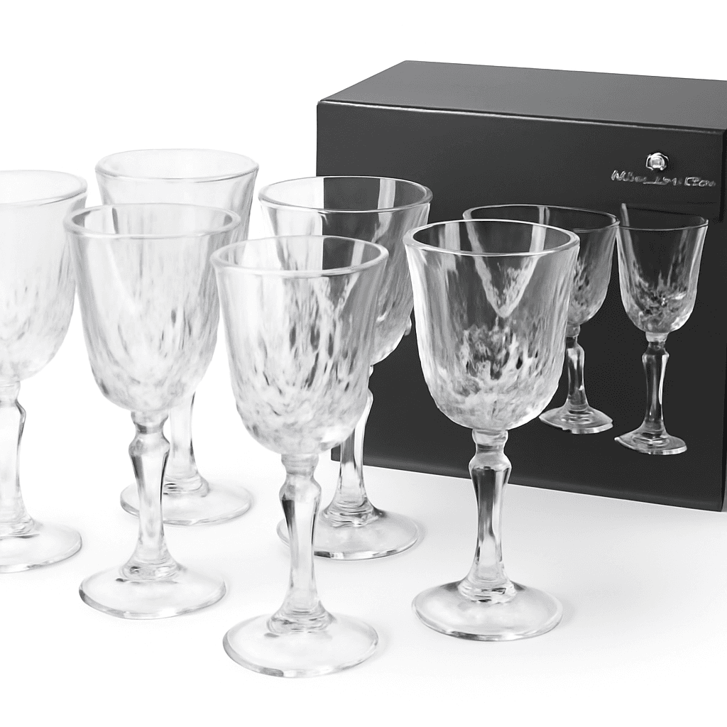 15482 Фужер Кристалл, 6шт, 180мл, EuroHouse (15482 из короба 1/75)